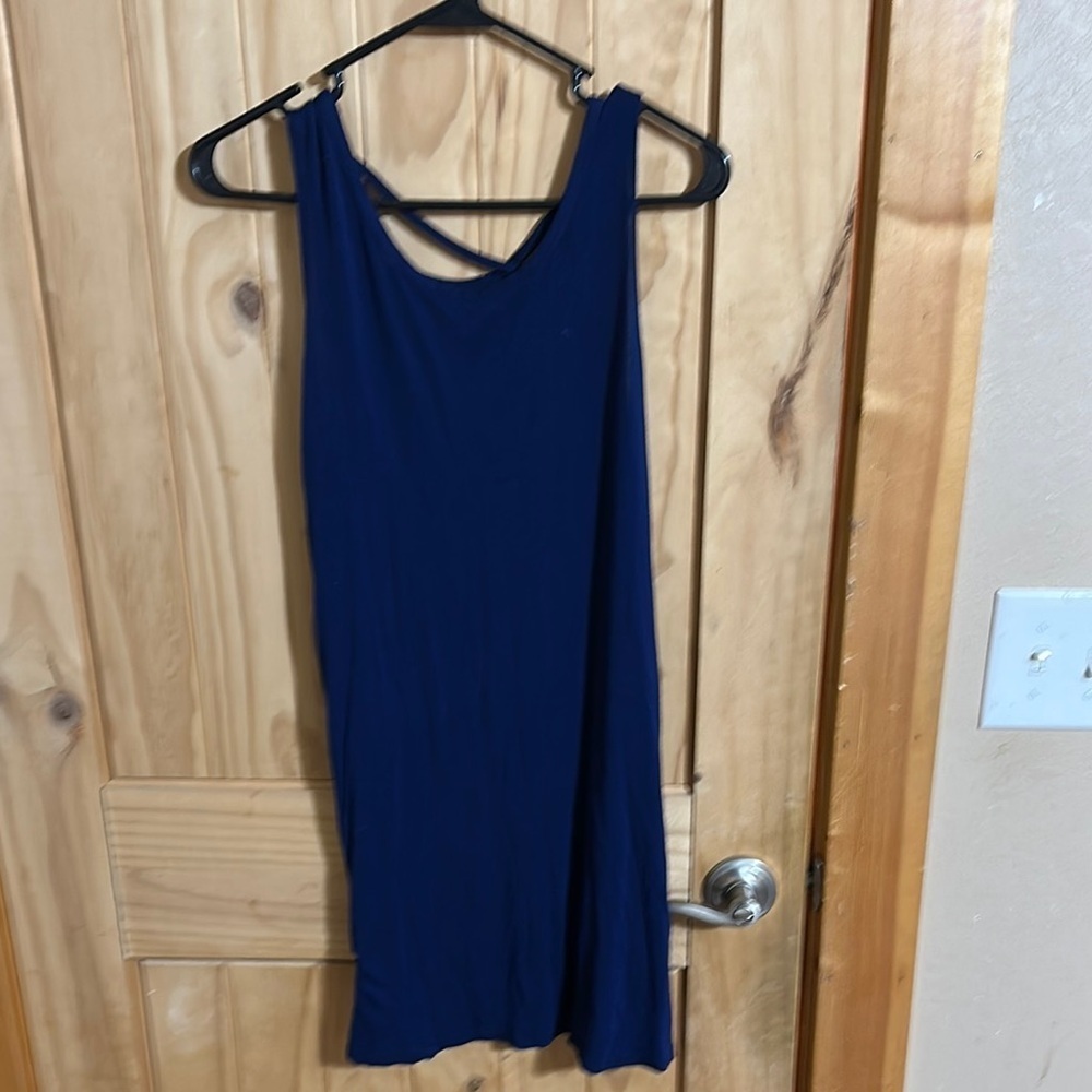Olivia Rae Sleeveless Blue Dress